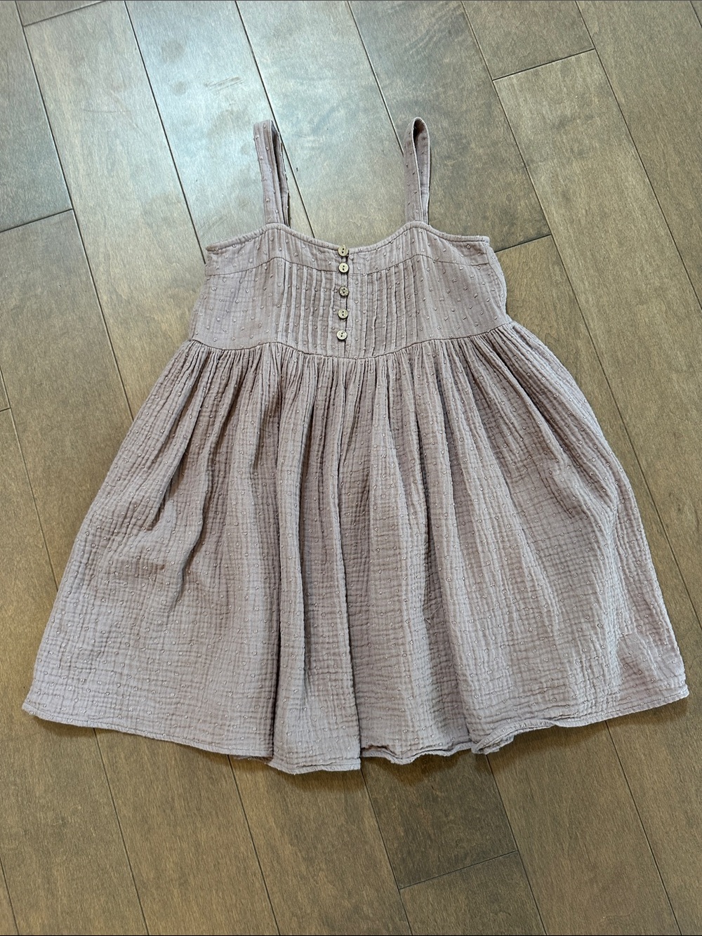 Rylee + Cru Sleeveless Cotton Gauze Dress - Mauve